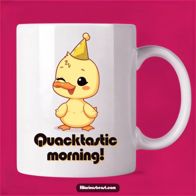 Funny Duckling Mug: Winking Party Fun Gift for Animal Lovers