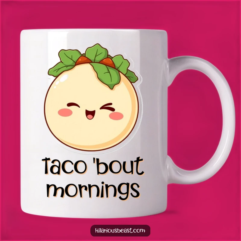 Funny Taco Wink Mug: A Mischievous and Tasty Treat Gift