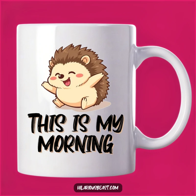 Funny Hedgehog Rolling Mug A Hilarious Gift for Rolling Good Times