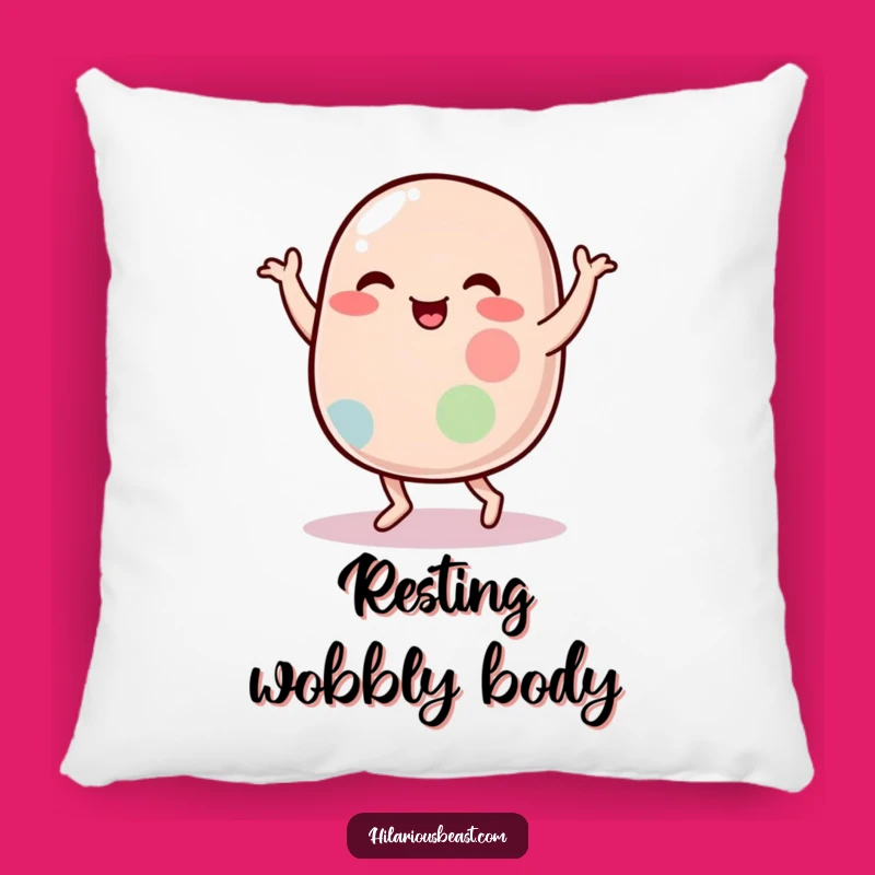 Funny Jelly Bean Dance Pillow: Comfort Meets Hilarious Wobbly Charm