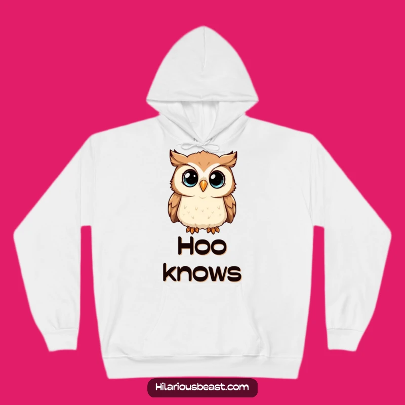 Funny Owl Hoodie: Cozy Head Tilter, Ultimate Comedic Wise Comfort Gift