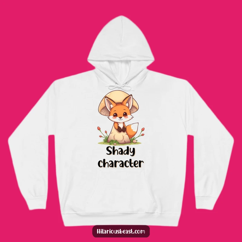 Cozy Funny Fox Cub Secret Hoodie - Snuggle Up with Playful Mystery