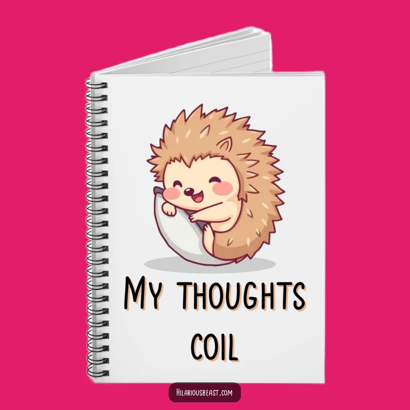 Funny Hedgehog Notebook - Jot Down Ideas with This Hilarious Animal Journal