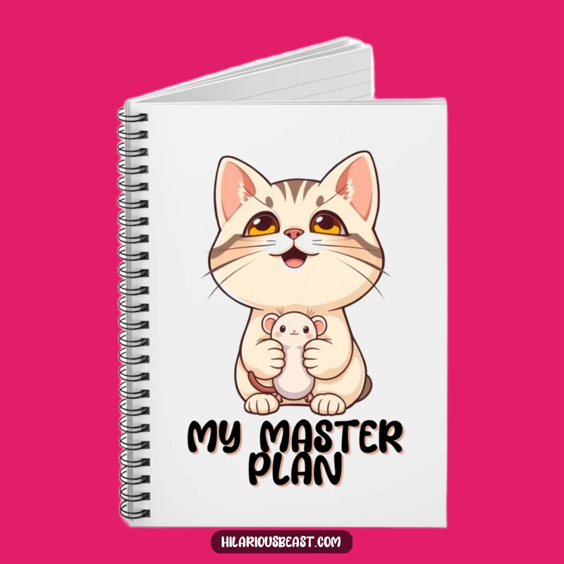 Funny Cat Mouse Toy Notebook: Jot Down Ideas with Feline Cunning