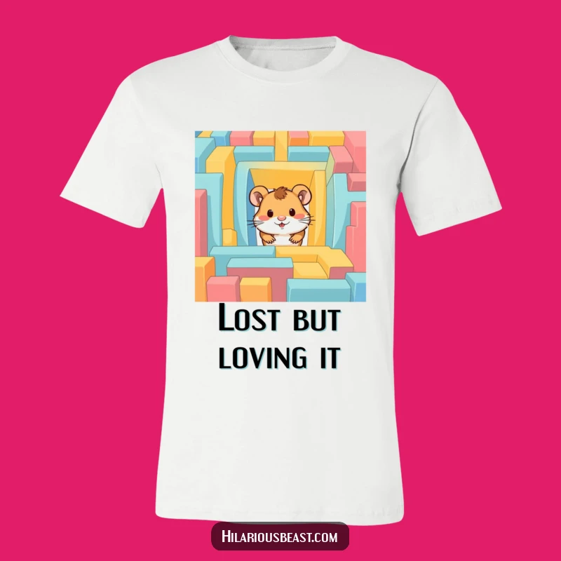 Funny Hamster Maze T-Shirt: Explore Style with Quirky Charm